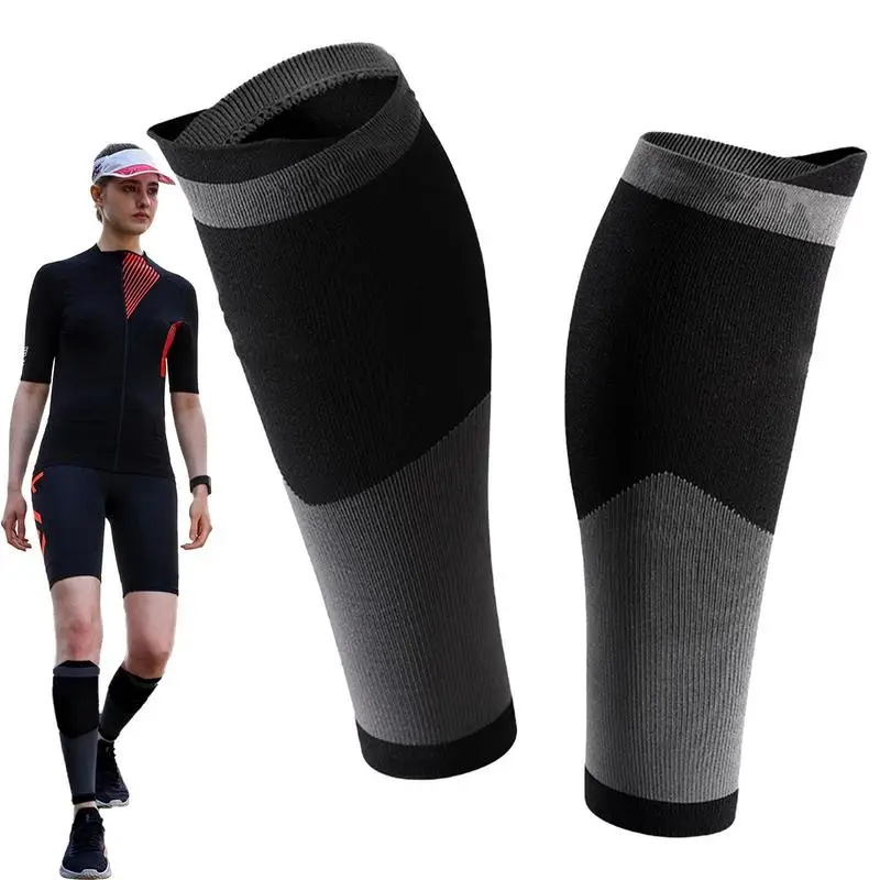 Compression Calf Sleeve Basketball Volleyball Men Support Calf Elastic Running Football Sport Leg Sleeve Cycling Leg Warmers