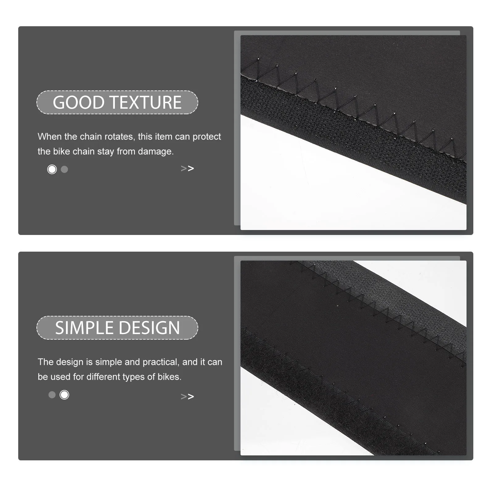 

6Pcs Bike Chain Cover Protector Sturdy Environmental Material Bike Accessories Cycling Guard Unstuffed Pouf