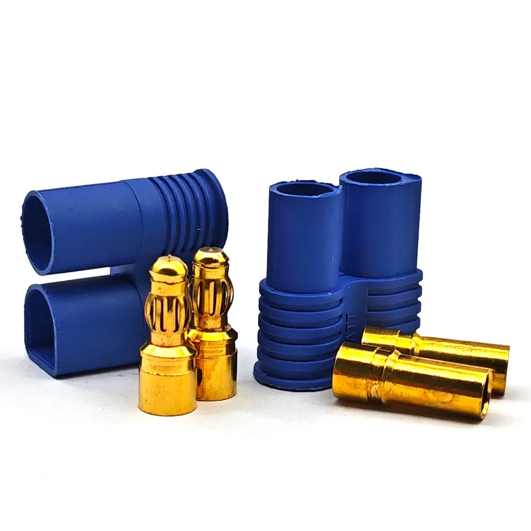 ขั้วต่อแบตเตอรี่แบบ EC3 ตัวผู้ ตัวเมีย ชุบทอง สำหรับแบตเตอรี่ลิโพ RC มอเตอร์ ESC เครื่องบิน รถบรรทุก เรือ