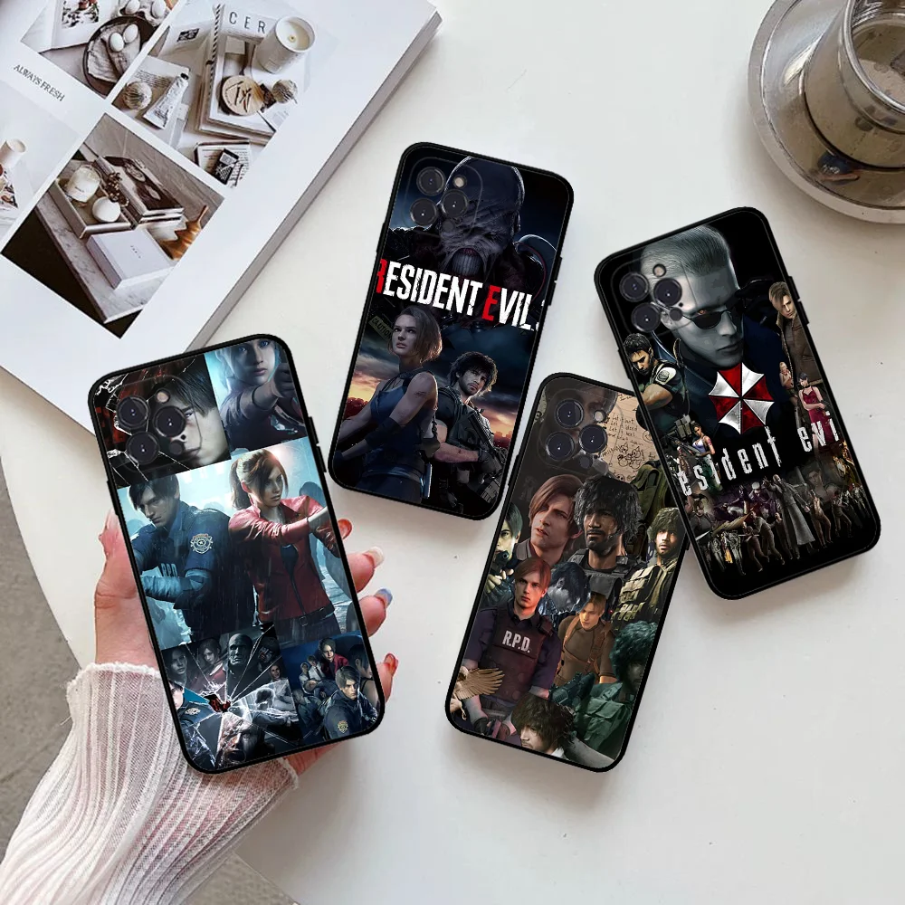 

Video Game Resident Evil Mousepad for iPhone 15 8 7 6 6S Plus X SE 2020 XR XS 14 11 12 13 Mini Pro Max Mobile Case