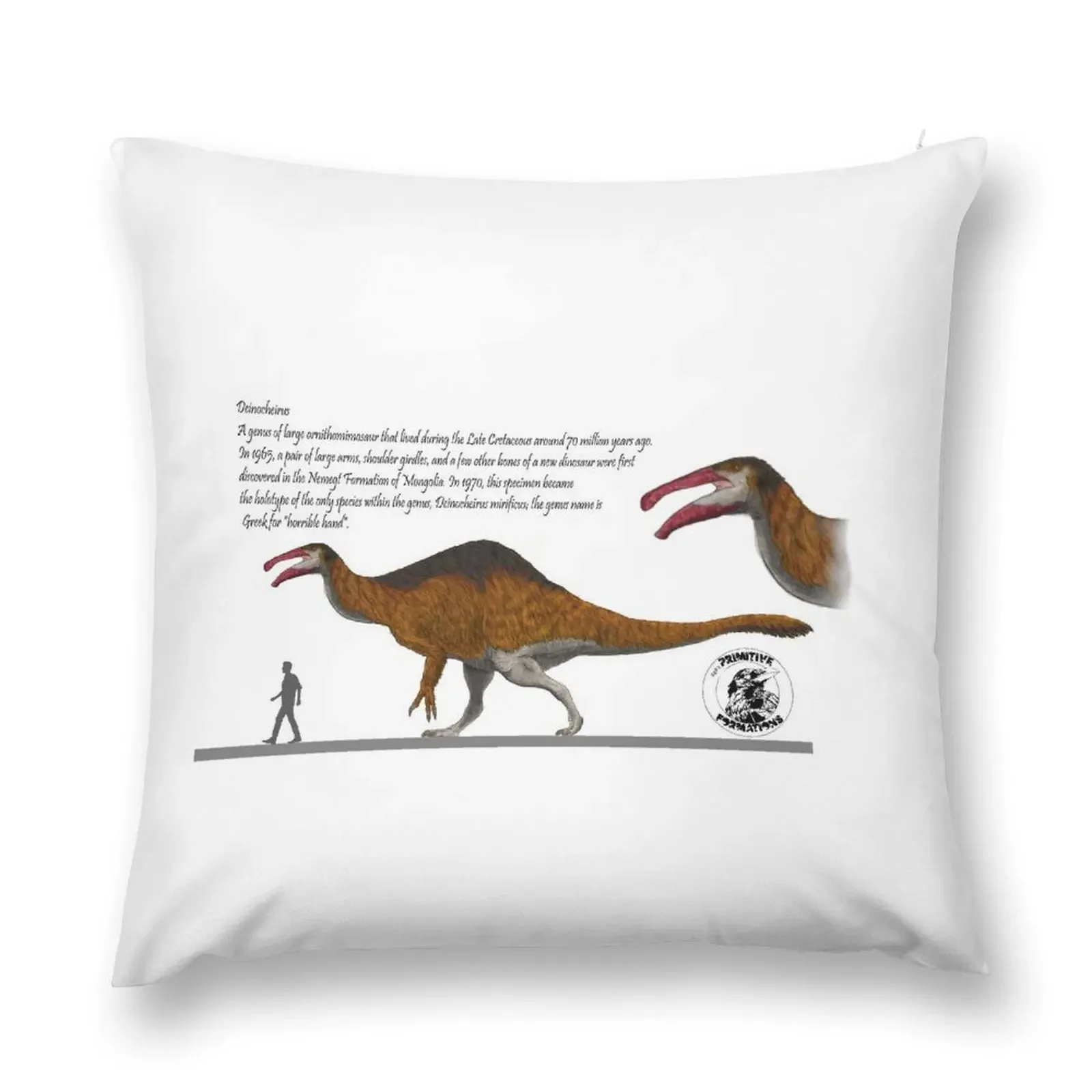 

Deinocheirus (V1) Throw Pillow Decorative pillow case Throw Pillow