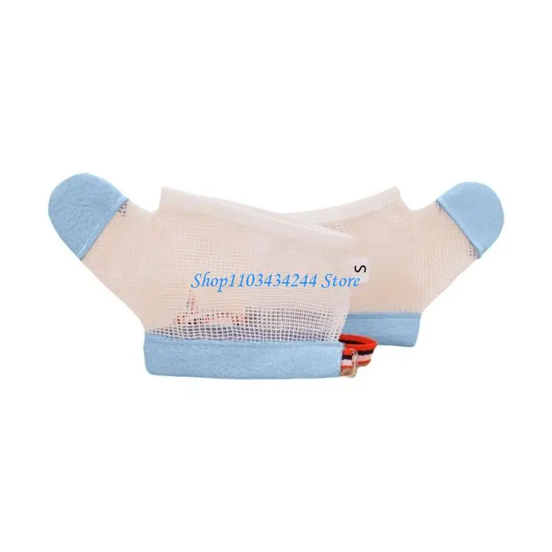 ถุงมือป้องกันการดูดของทารกสำหรับทารกอายุ 6 ถึง 24 เดือนถุงมือแบบปรับได้