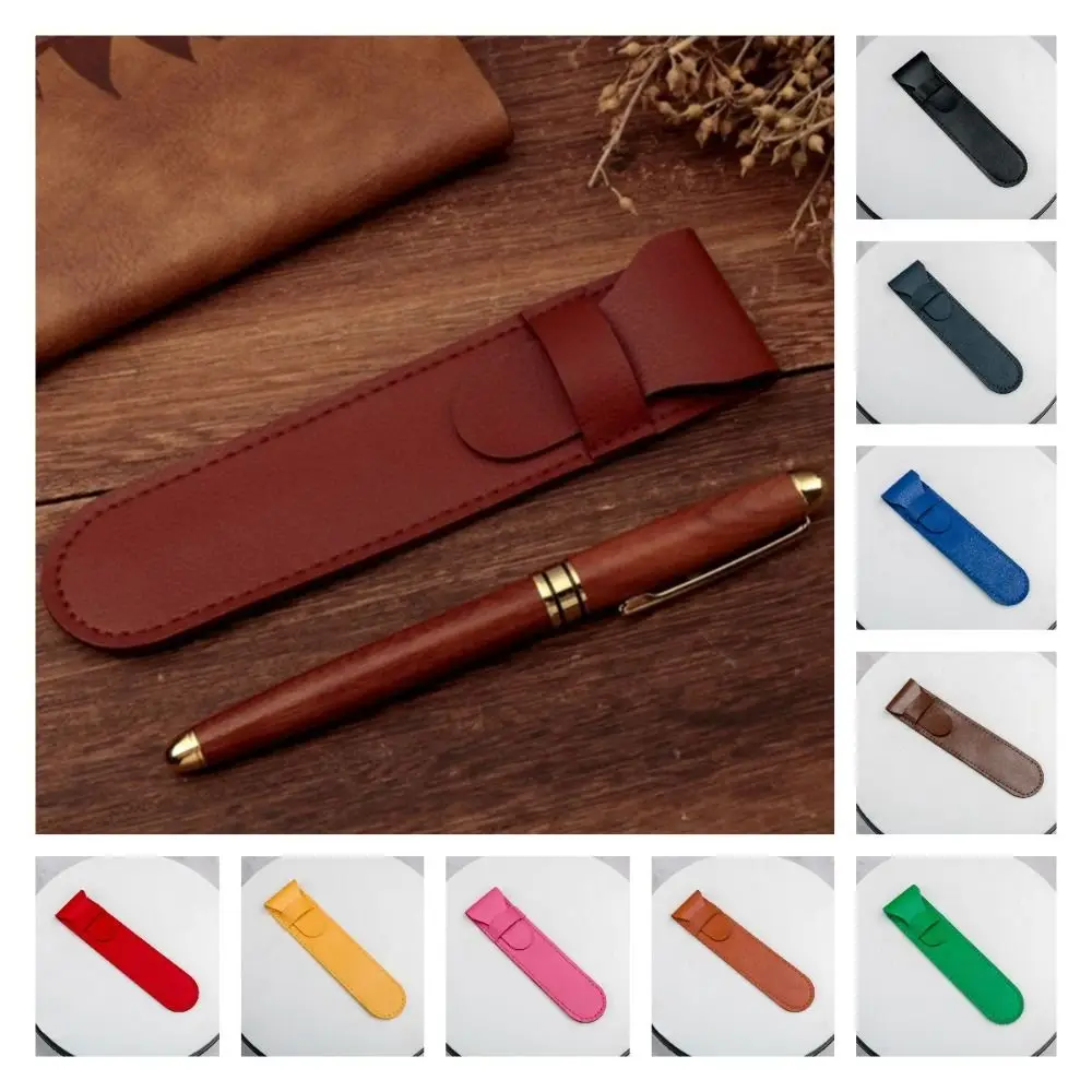 3PCS Sign Pen Cover Sign Pen Protective Sleeve Desktop Organizer Waterproof Business Fountain Pen Case Handcraft High-end