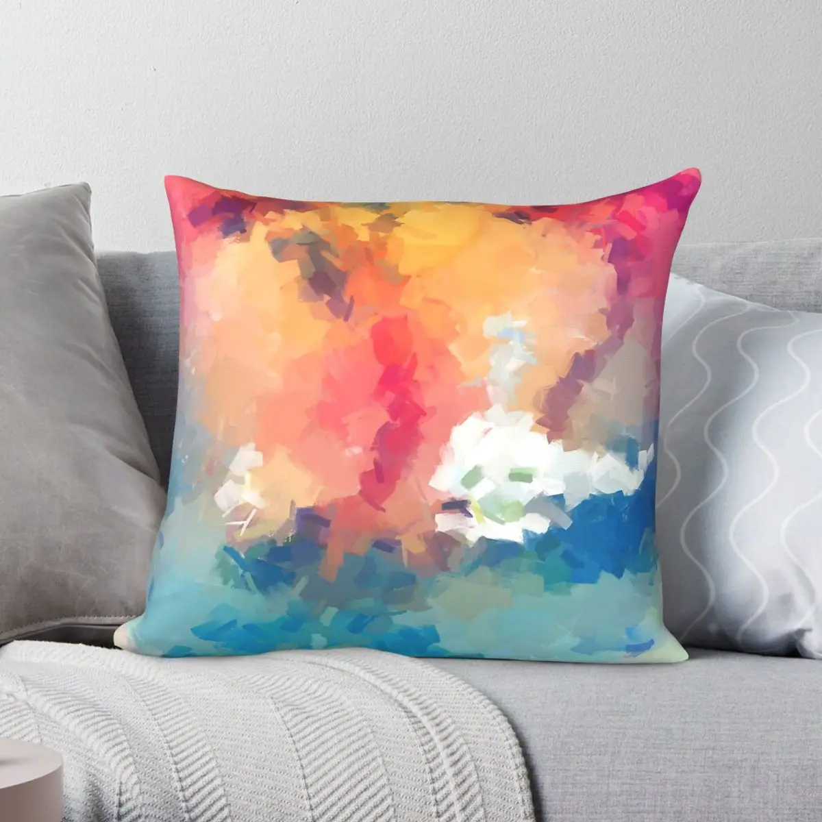 Kids See Ghosts Reborn Album Square Pillowcase Polyester Linen Velvet Printed Zip Decor Throw Pillow Case Sofa Cushion Cover