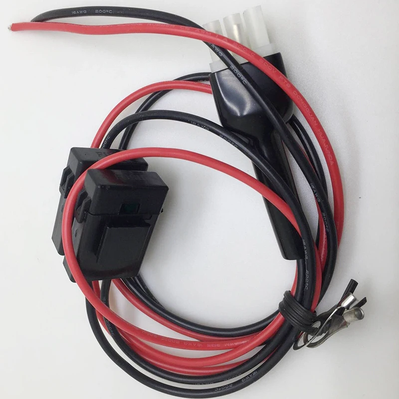 Compatible 6pin DC Power Cable For For For For Kenwood Series For ICOM IC Models Alinco DX 70T 1m Length 30Amp Fuse