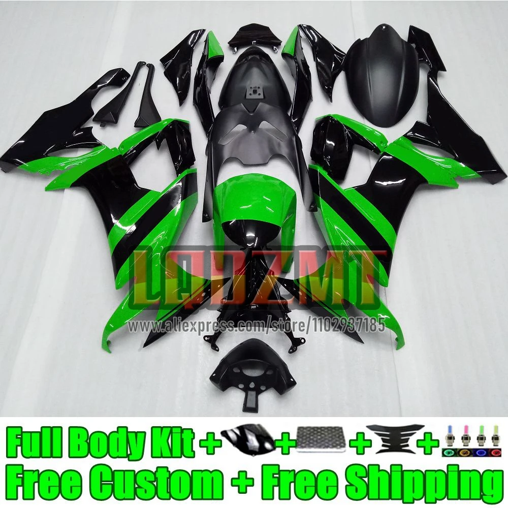 Stock Green Injection Frame For KAWASAKI NINJA ZX-10R ZX 10 R 10R 1000CC 51No.0 ZX10R 2008 2009 2010 ZX1000 C 08 09 10 Fairing