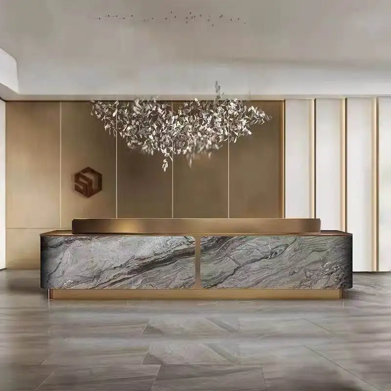 

Welcome Luxury Reception Desks Unique Company Salon Design Reception Desks