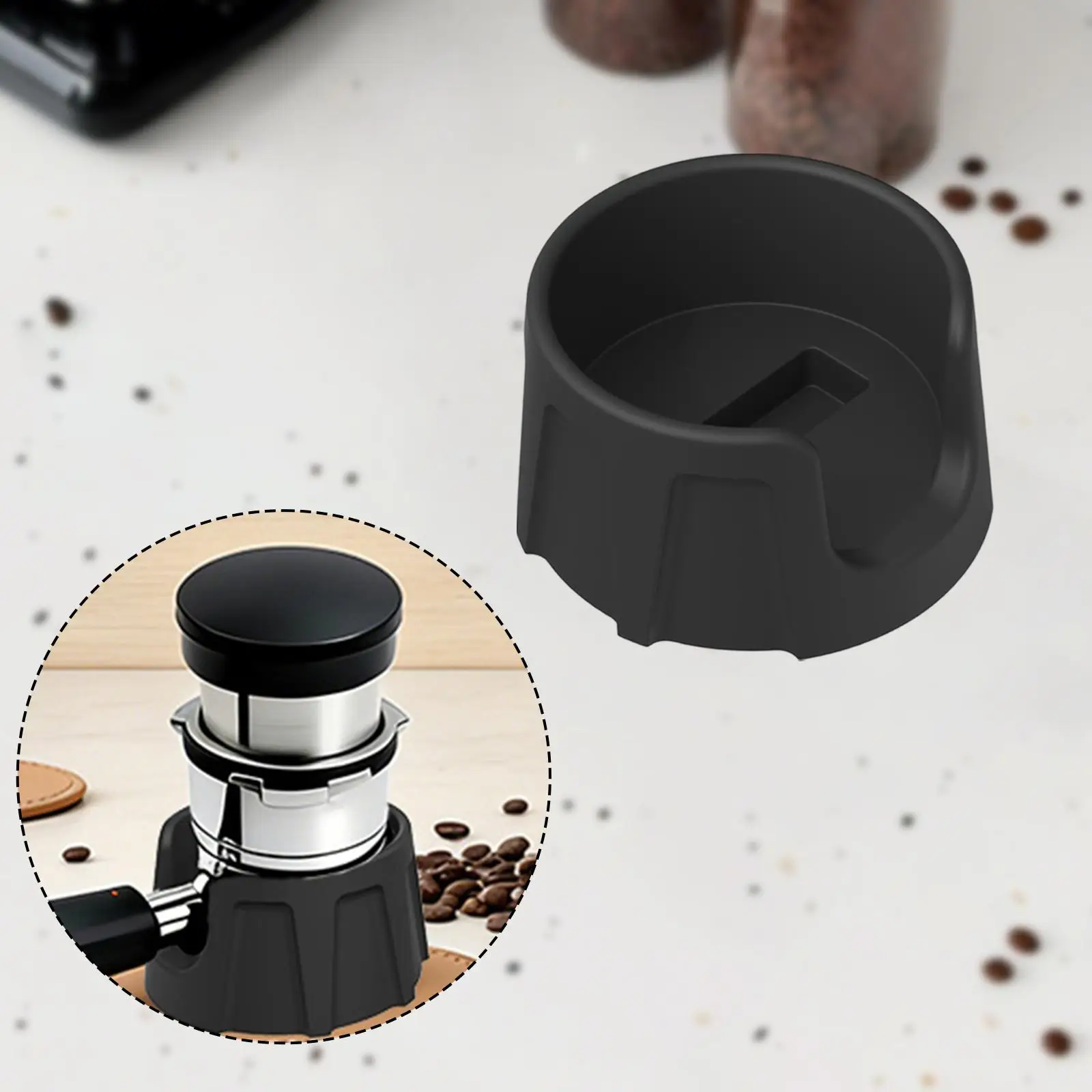 Coffee Tamper Base Cafe Accessories, Portable, Practical, Durability, Tamper Stand Portafilter Support Stand for ES601