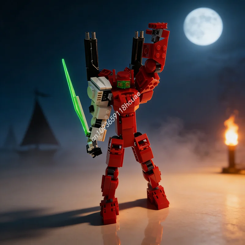 

324pcs MOC Space White Arm Ground Soldier Robot Mech Model Building Toy Blocks Architecture DIY Christmas Gift Creative Idea