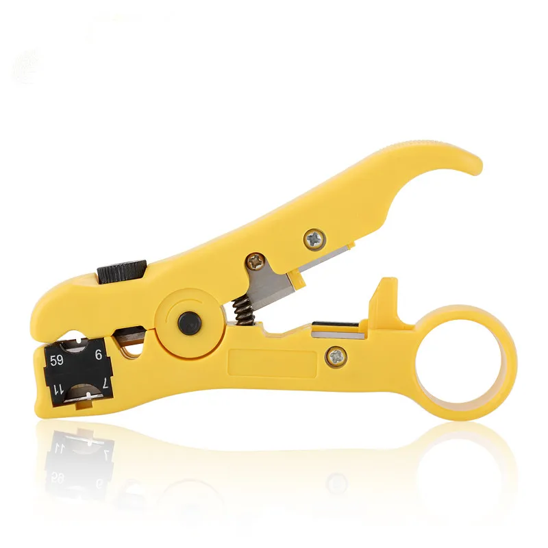 

3 in1 Multi-function stripping wire tool Electrician universal coaxial cable stripper knife for UTP/STP RG59/6/7/11