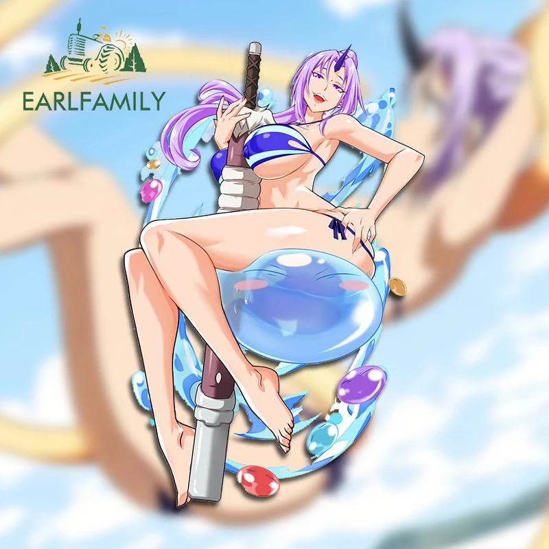 

EARLFAMILY 13cm X 8.4cm For Shion Bikini Sexy Car Stickers Personality Simple Decals Sunscreen Waterproof Car Accessories