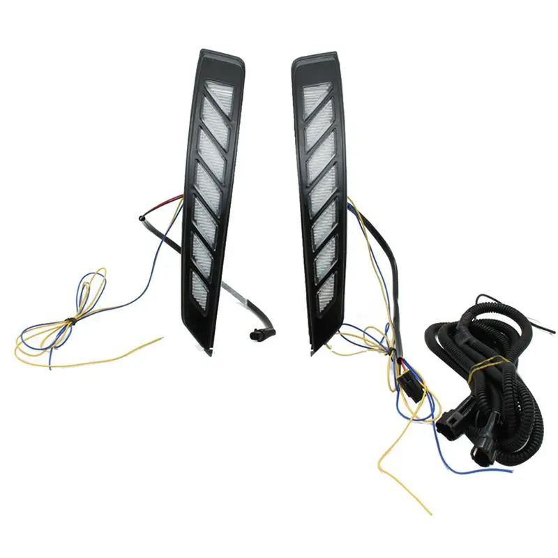 

Streaming Turn Signal Light 3-Color Daytime Running Light For Geely Boyue PRO/Proton X70 2018-2021-A02G