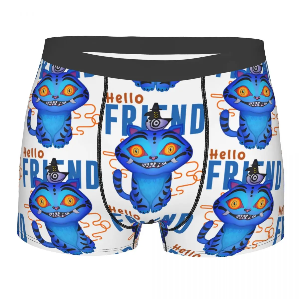 

Hello Friend Derpy Tiger Kpop Demon Hunters Underwear Men's Panties Printing Comfortable Boxershorts Trenky Boxer Brief Big Size