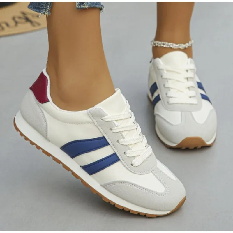 New Casual Vulcanize Shoes Fashion All-match Running Shoes Breathable Cloth Surface Sports Women's Shoes Zapatos De Mujer