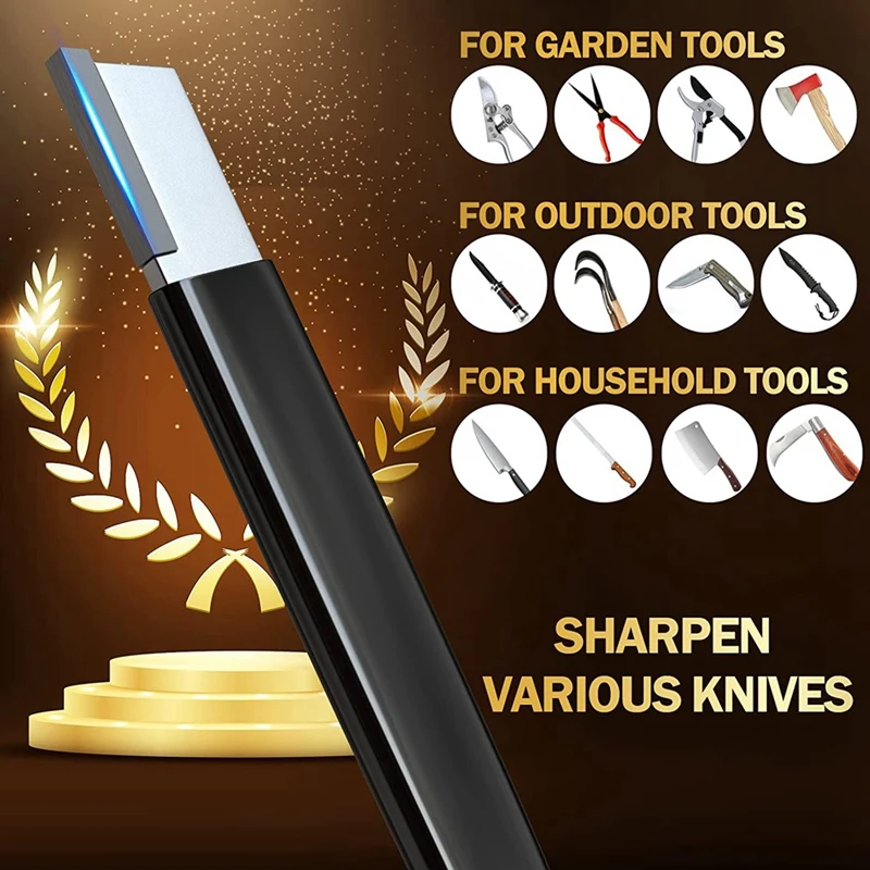 Garden Tool Sharpener Pocket Sharpen Garden Tool Shears Sharpener For Pruners Garden Shears Scissors