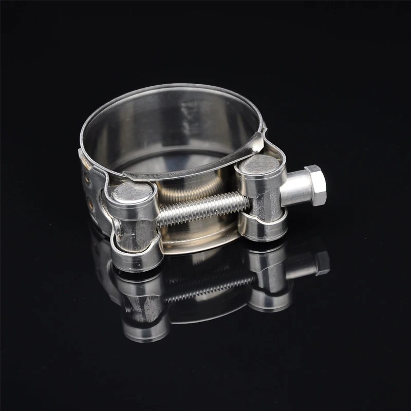 High Quality Stainless Steel Hose Clamp Exhaust Air Water Pipes Durable Sealing Powerful Strength Repair Welding Tools 17-252mm