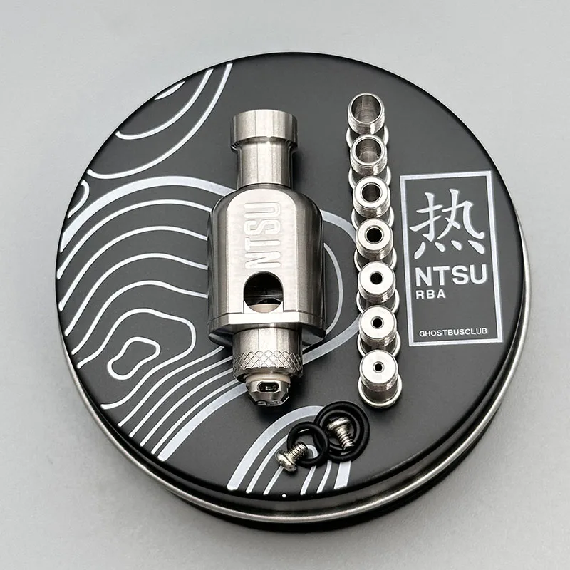 خزان جسر vape Style NTSU RBA مع 7 قطع دبابيس هواء 1.0 / 1.2 / 1.5 / 2.0 / 2.5 / 3.0 / 3.5 / 4.0 مم لخزان SXK Billet/BB/Boro