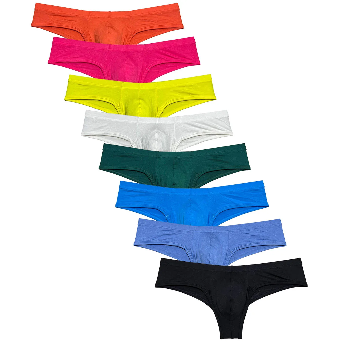 

Men's Soft Boxers Stretchy Bikini Briefs Bulge Pouch Boxershorts Low-rise Tangas Underwear Breathable Ultrathin Mini Pants