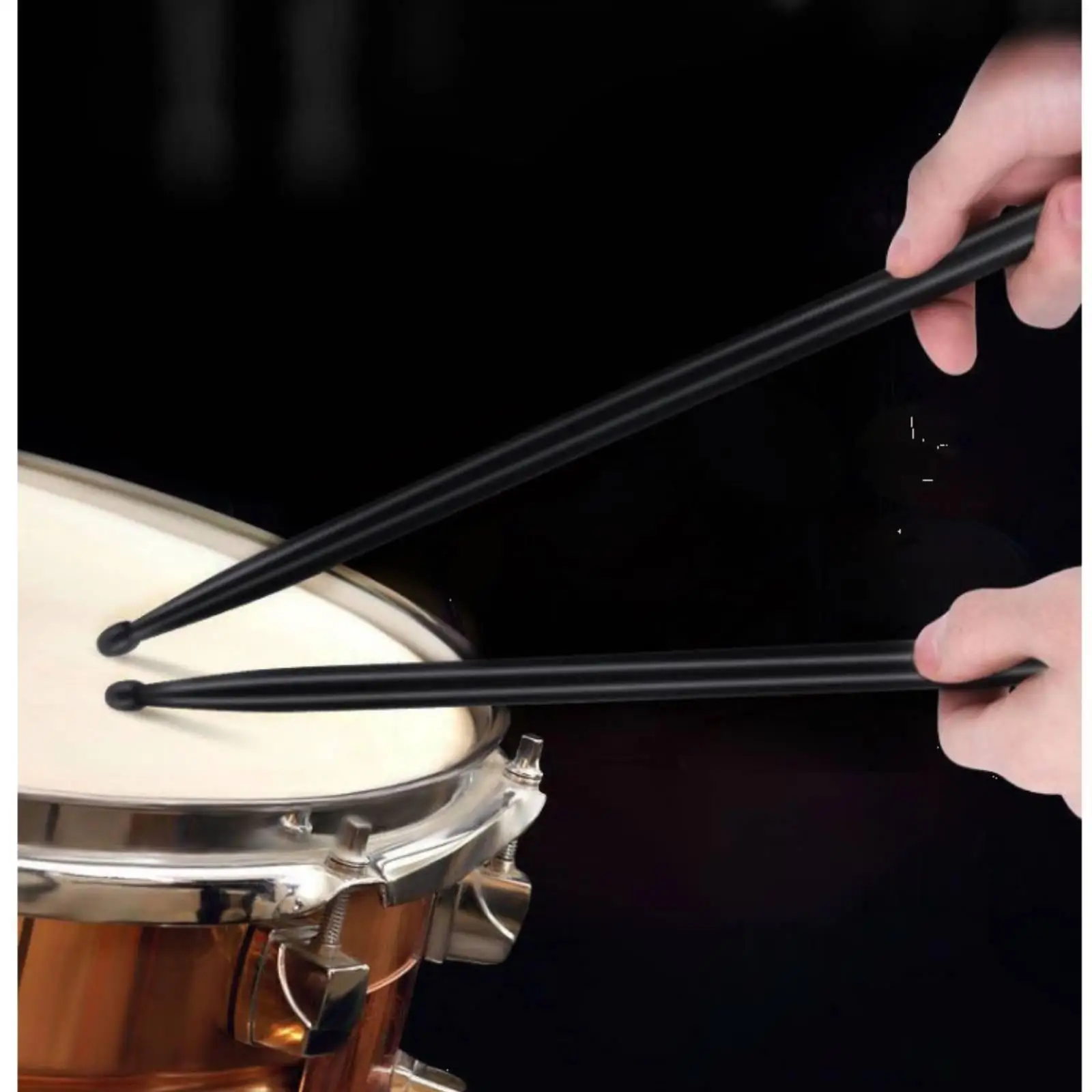 Drumsticks with Teardrop Tips Light Carbon Fiber Drumsticks Strong for Beginners