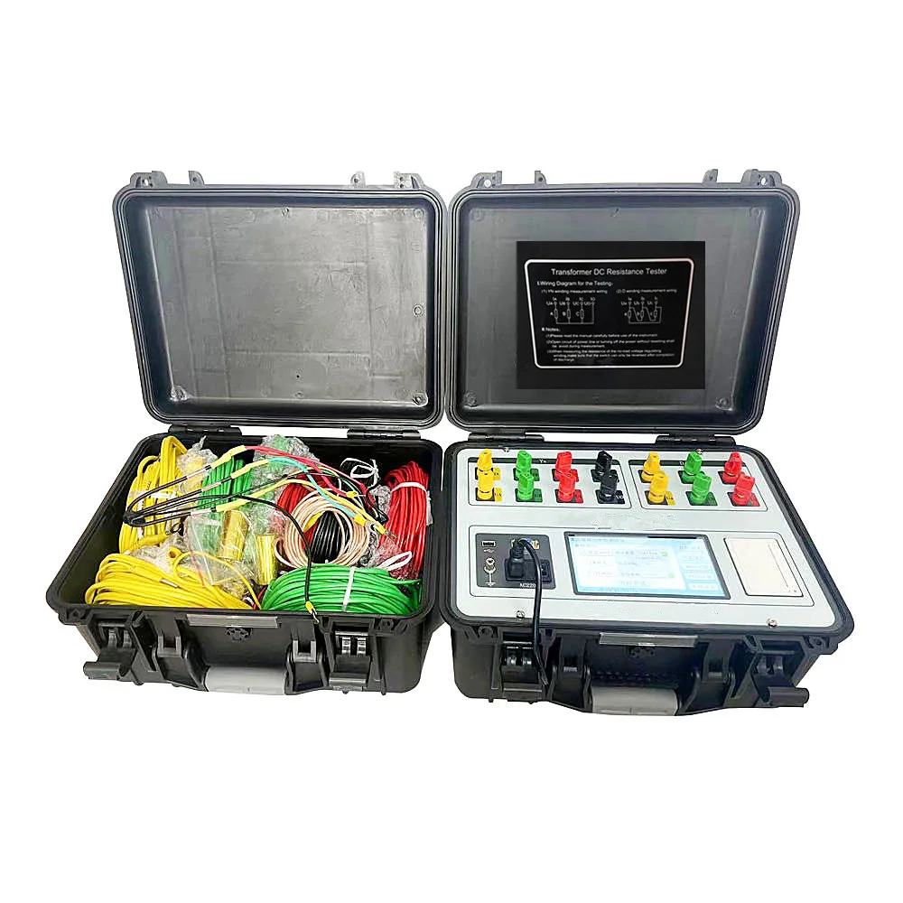 3 Three Phase Transformer Winding Resistance Test Kit Factory Price 10A Single Phase DC Resistance Tester