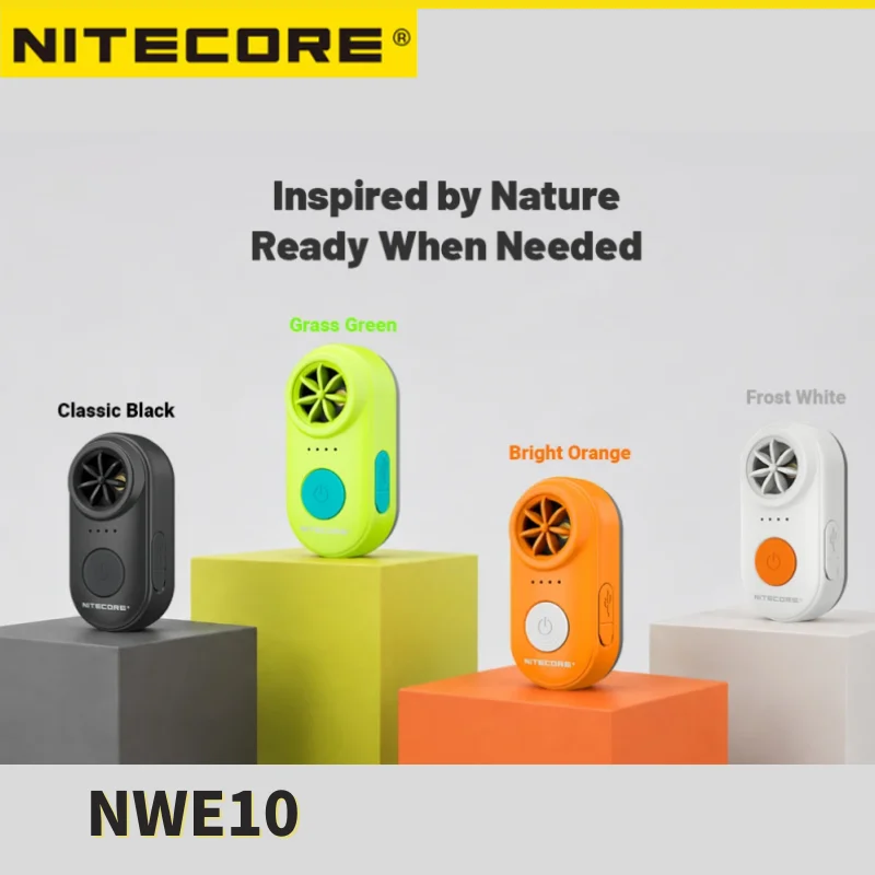 NITECORE NWE10 Electronic Emergency Whistle USB-C Rechargeable 38g 128dB EDC Whistle For Outdoor Trekking Hiking Running Camping