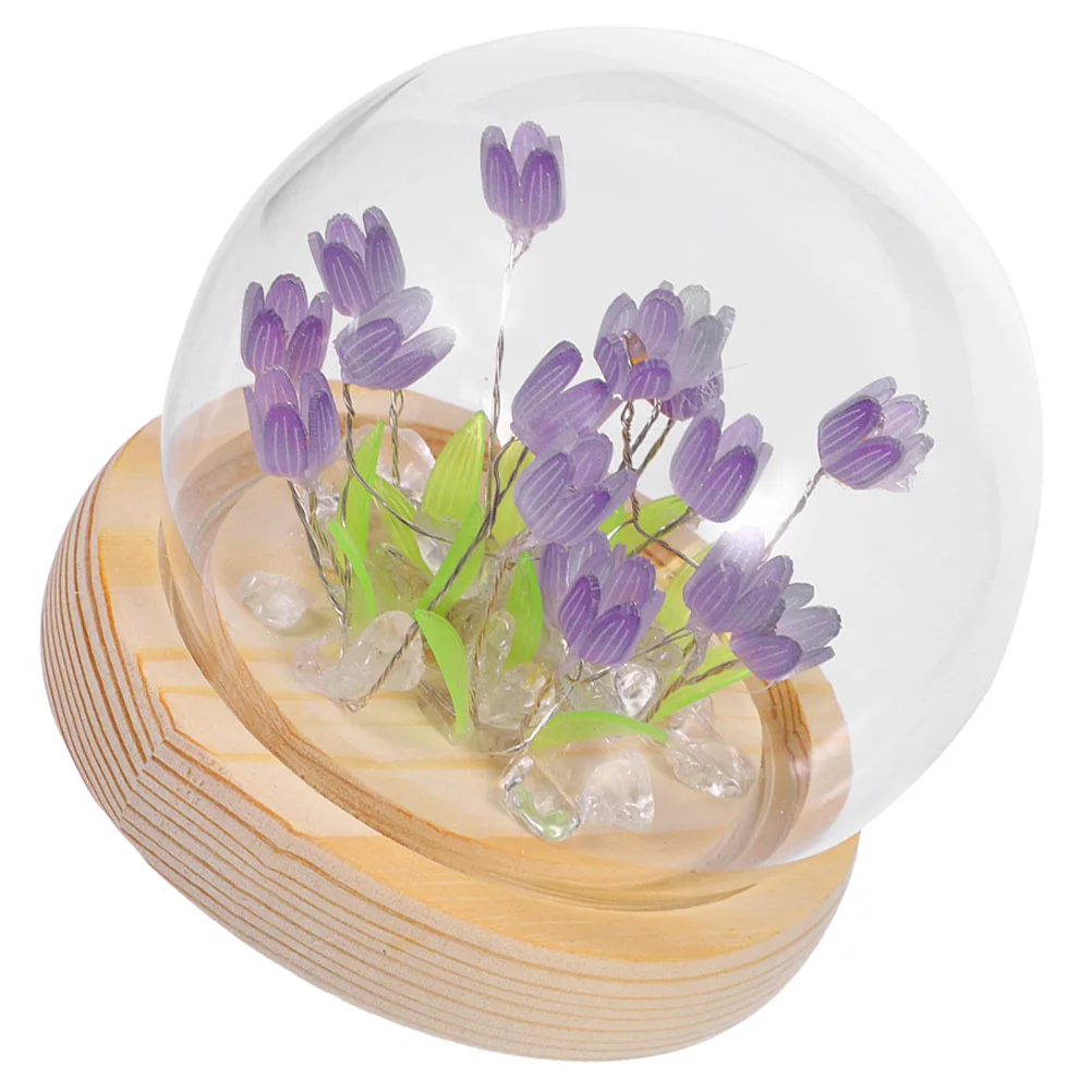 

1Set DIY Tulip Night Light Creative Craft Kit Decorative Flower Lamp Handmade Nightstand Lamp Soft Warm Glow Night Light