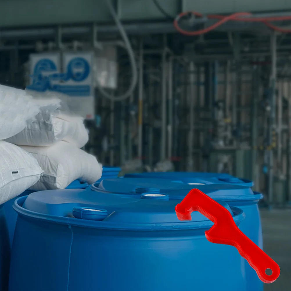 

6Pcs Bucket Lid Opener Paint Can Opener Plastic Universal Tool Sturdy Long Handle Easy Open Garage Home Use Wrench Tool