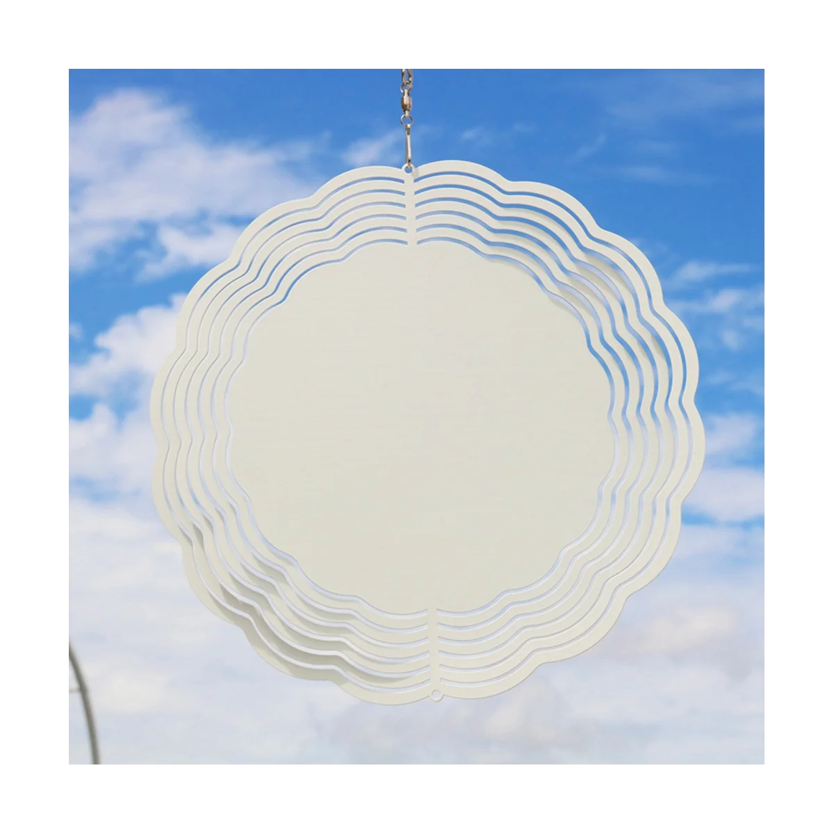 เครื่องปั่นลม3ชิ้น10นิ้วแบบระเหิด3D ลมหมุนแบบแขวนสำหรับตกแต่งสวนกลางแจ้งในร่มสปินเนอร์