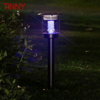 TINNY Outdoor Solar Mosquito Killer Lamp LED Waterproof IP65 Professional Insect Kill Lawn Light Portable for Courtyard Garden