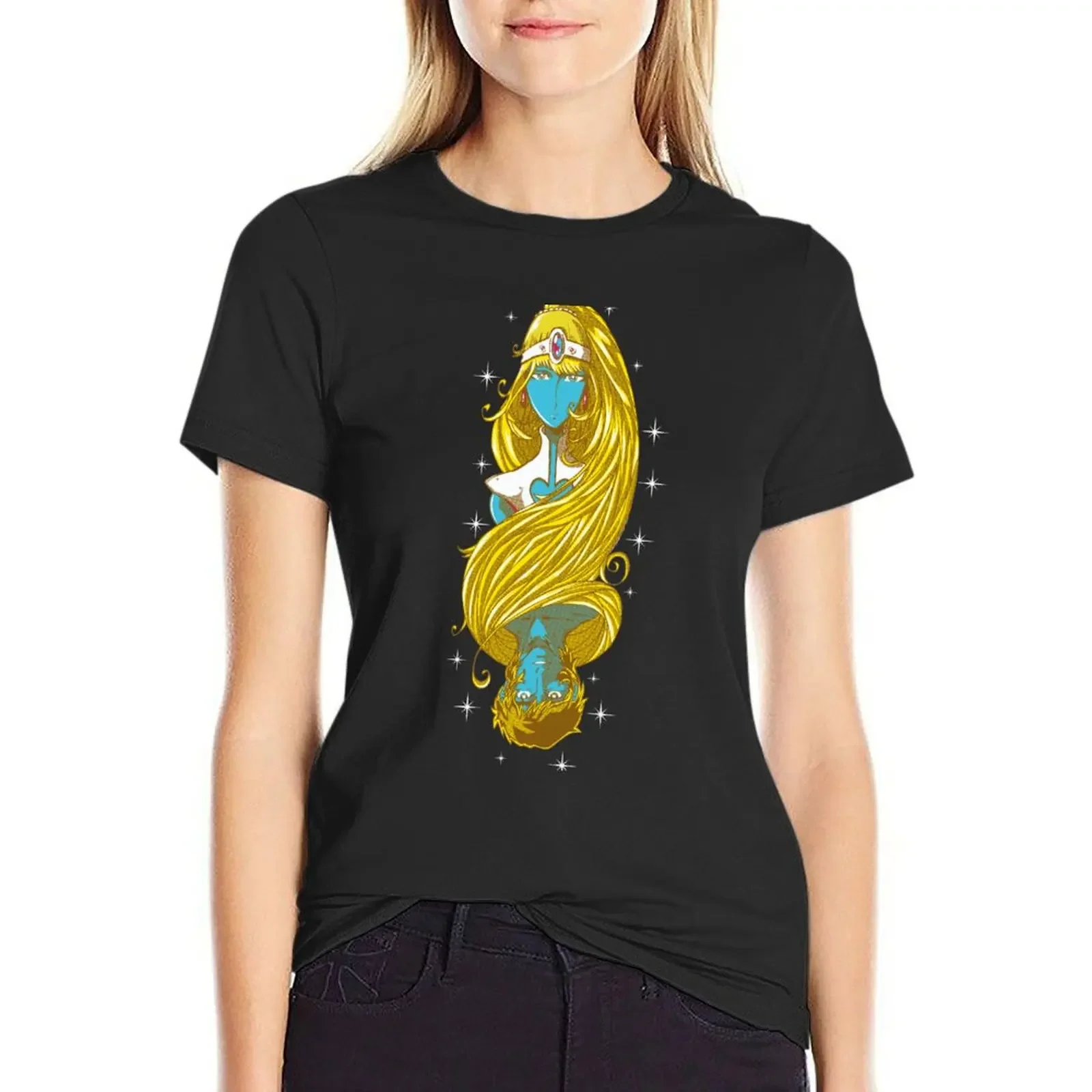 

Digital Love T-Shirt quick drying Female clothing hippie clothes Woman clothes