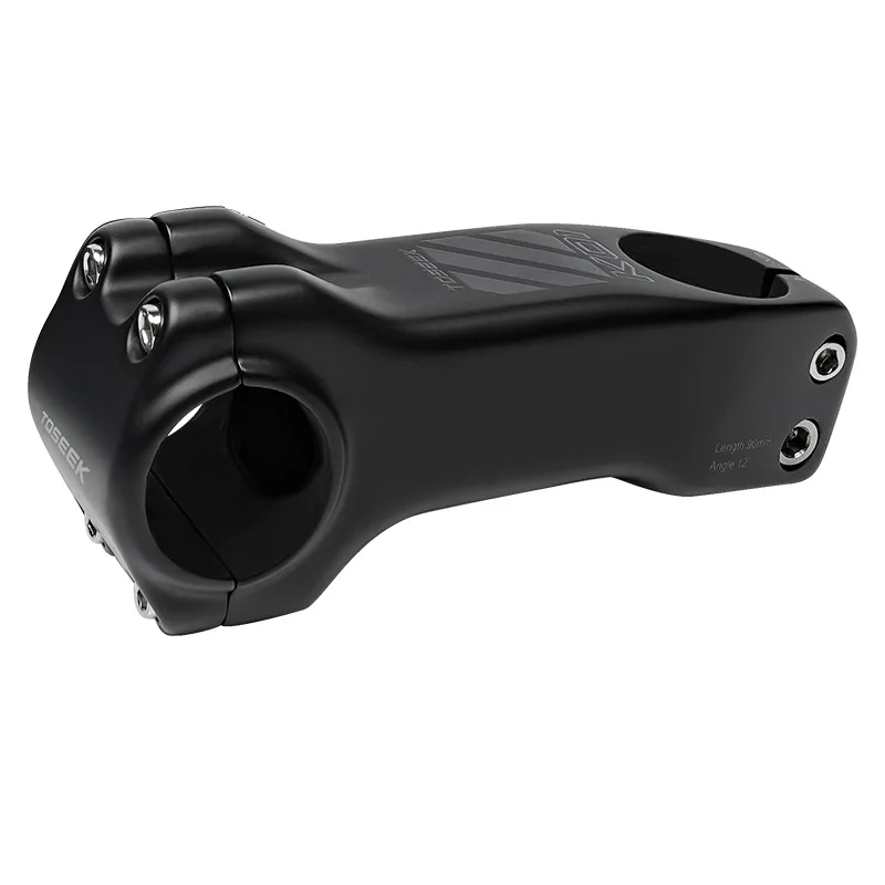 

Carbon Fibre Mountain Bike Stem Black Matte Bicycle Accessory Tap Minus 12° Road Bike Riser Stem