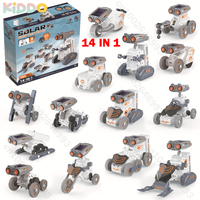 14-in-1 Solar Robot Puzzle Toys Education DIY Assembled Building Science Experiment Kit for Kids Solar Powered By Sun Robot Kits