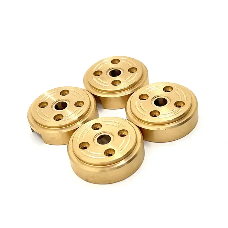 Metal Upgrade Brass Front and Rear Axle Counterweights for FMS 1/24 Xiaoqi FCX24 RC Car Parts