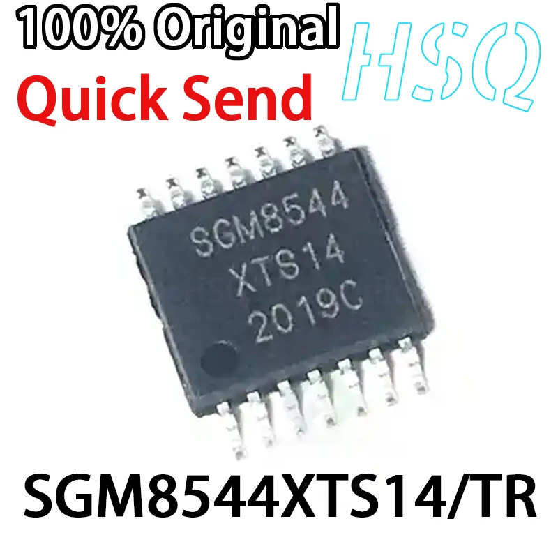 10PCS SGM8544XTS14/TR Silk Screen SGM8544 TSSOP-14 Operational Amplifier Brand New and Original