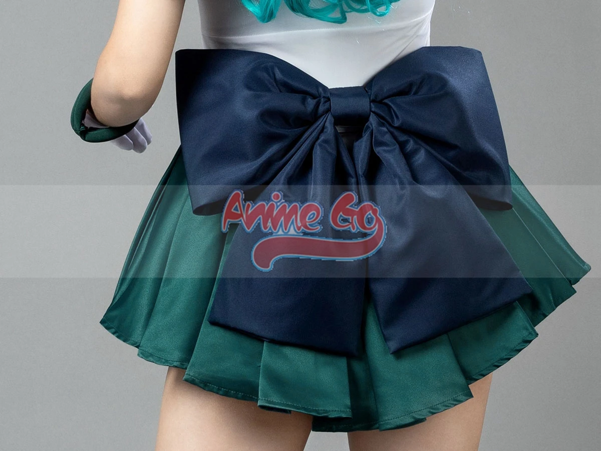 Anime Sailor Neptune Kaiou Michiru Cosplay Costume Dress for Women Halloween Outfit mp000515