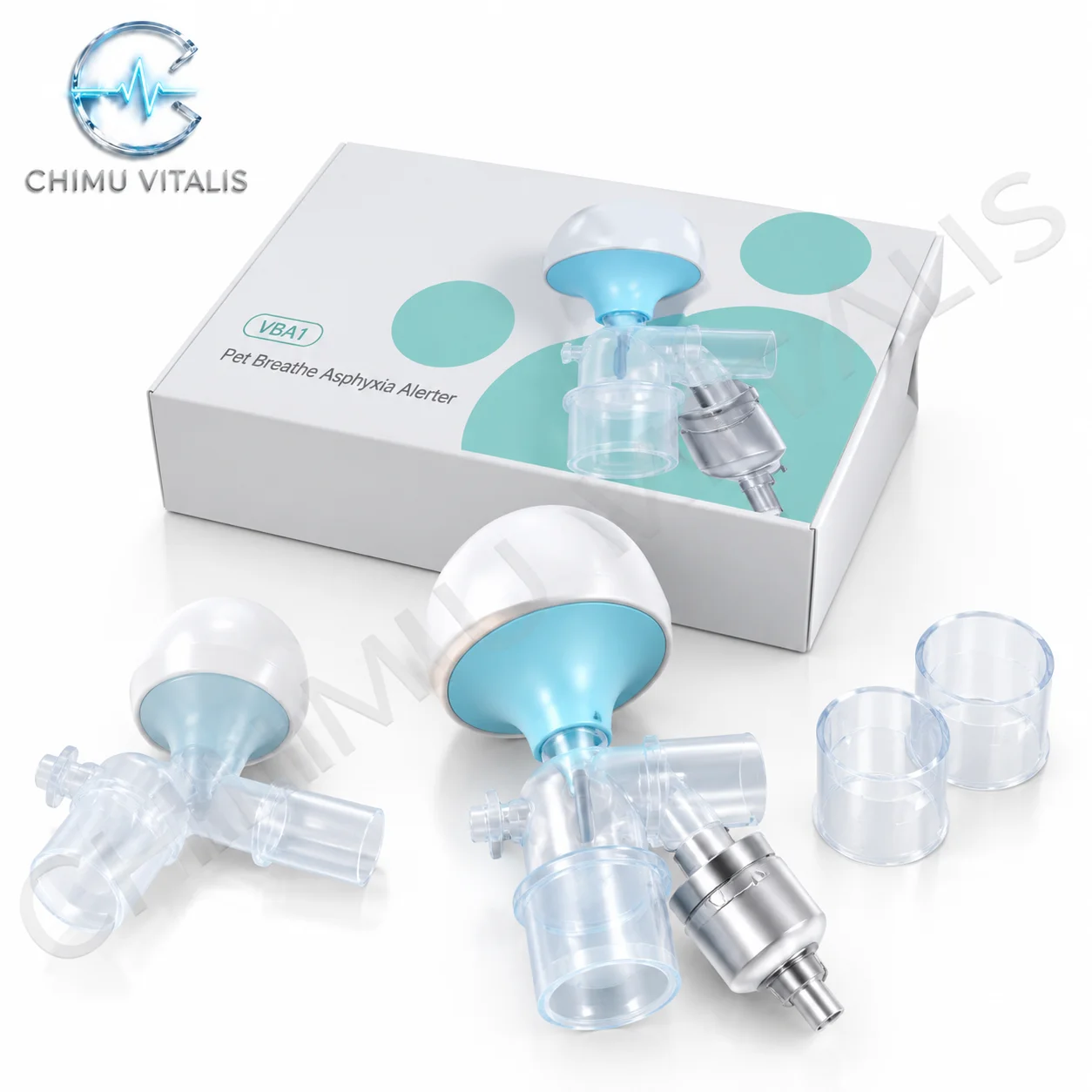 【CHIMU VITALIS】 Portable Respiratory Apnea Alarm Airway Breathing Flow Sensor