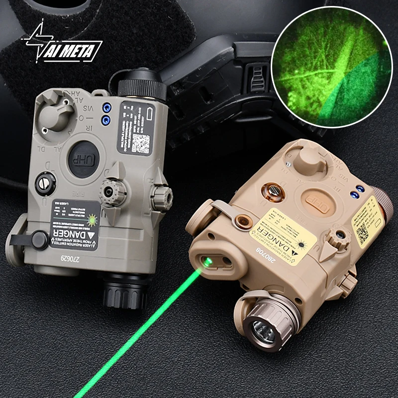 

Tactical PEQ15 PEQ-15 Hunting Laser IR Light Night Sight Laser Box Fit 20mm Picatinny Rail DBAL-A2 MAWL NGAL Hunting Weapon Lamp