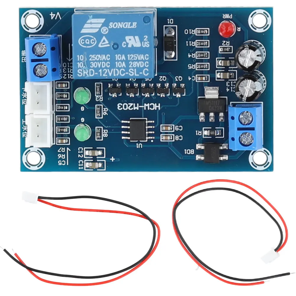 XH-M203 Full Automatic Water Level Detection Module AC/DC 12V Relay Output High Precision for Water Conservancy Projects