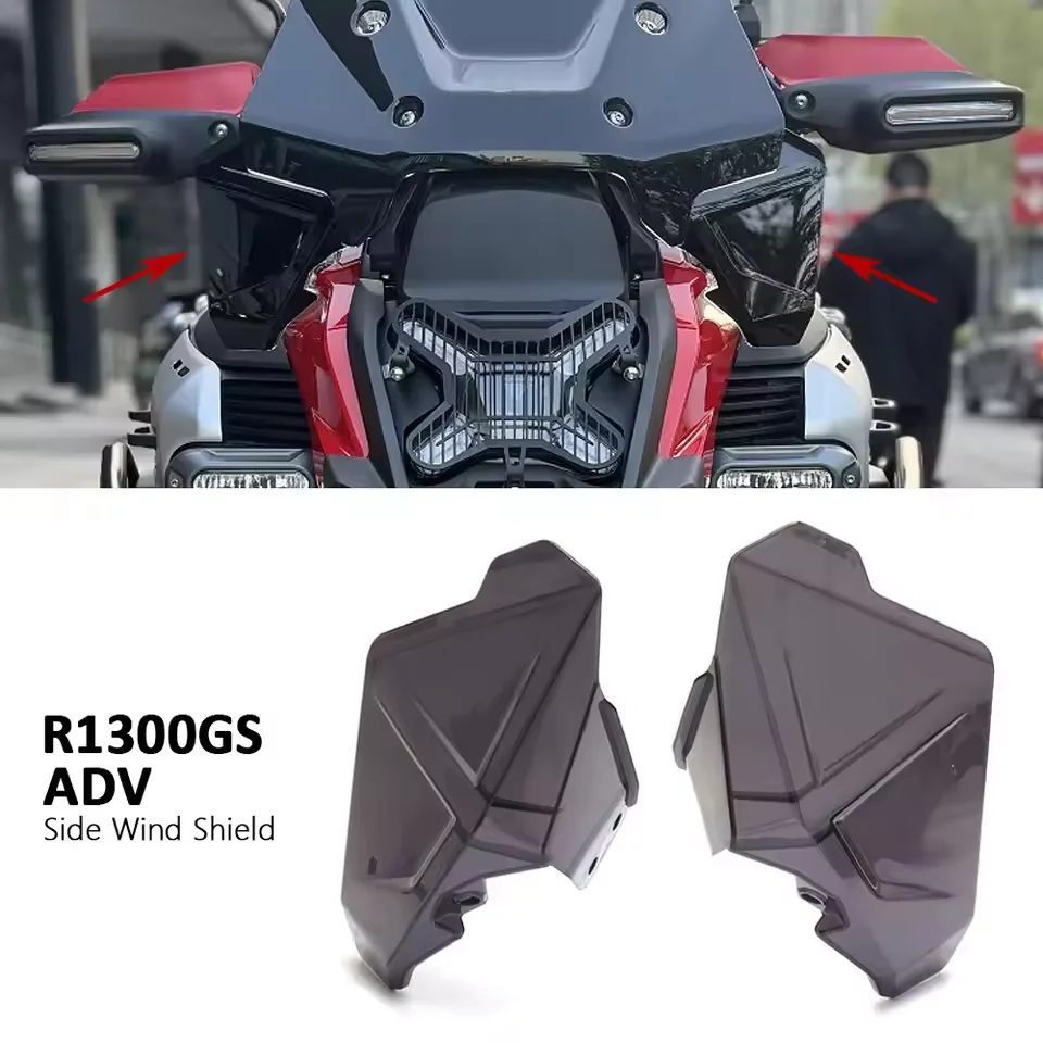 

For BMW R1300GS Adventure R 1300 GS ADV 2024 2025 Motorcycle Windshield Bilateral Tank Side Wind Deflector Spoiler Kit