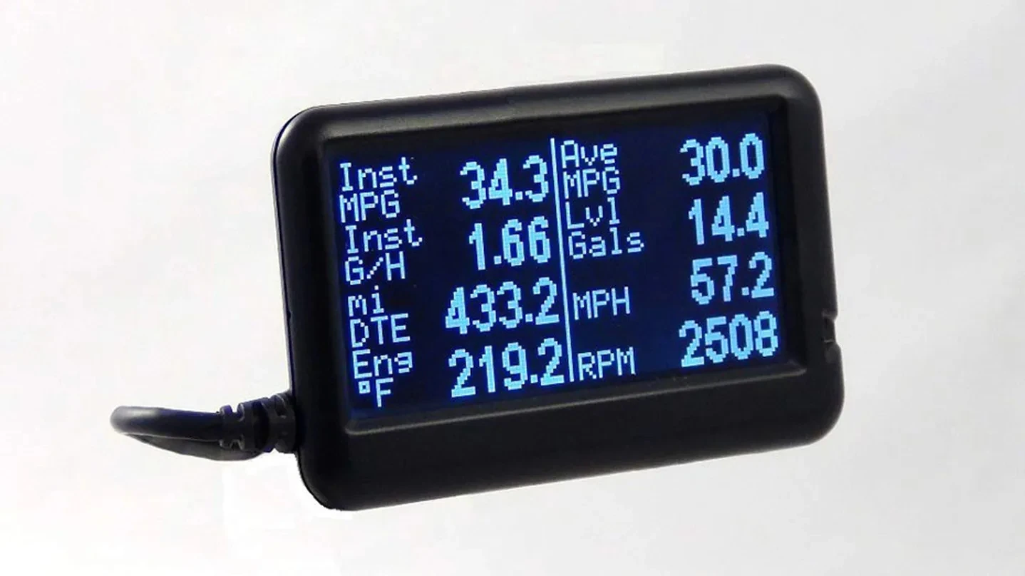 EM Plus Mini UltraGauge EM Plus OBD II, OBD2 Read & Pending Trouble Codes Code Scan Tool - Ultra Gauge HOOK & LOOP PAD