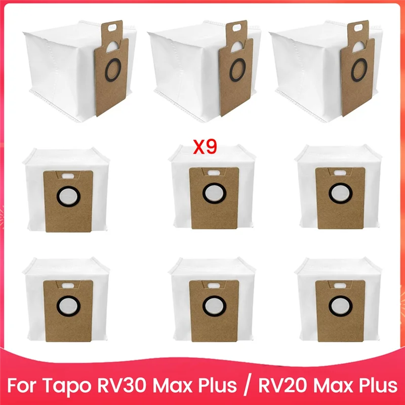 B83B-bolsas de polvo de repuesto para Tapo RV30 Max Plus / RV20 Max Plus, repuestos de aspiradora, accesorios