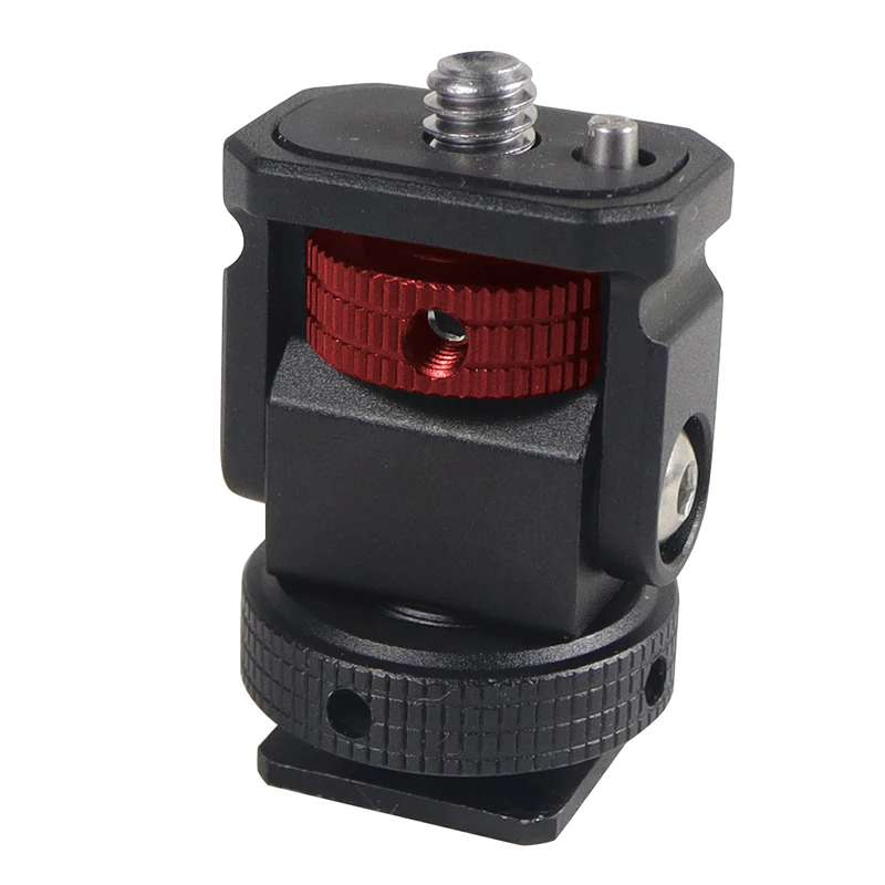 Monitorständerhalter, EVF-Halterung mit Kaltschuh, 1/4 Zoll Schraube, ARRI-Positionierungsstift, 3/8 Zoll Loch, für DSLR-Kamera, Feldblitzlichthalterung – Detail 20