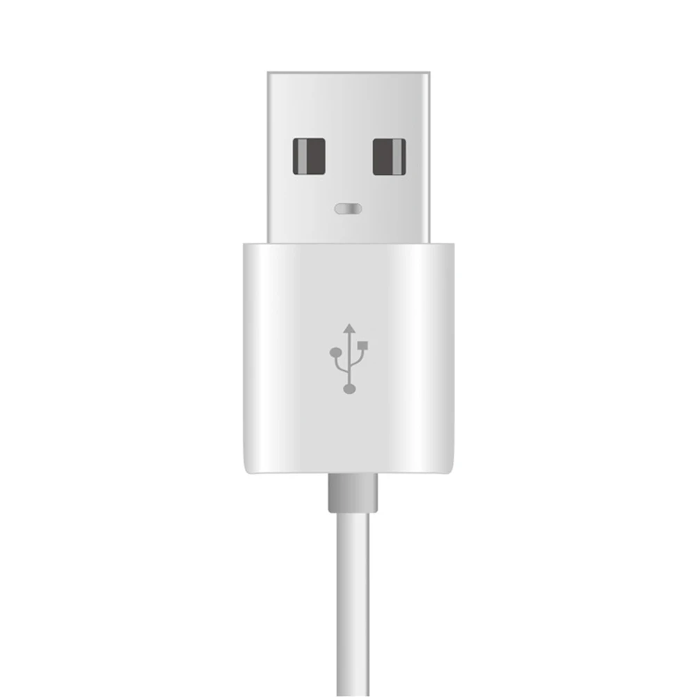 

USB Charging Data Cable 60cm White Magnetic Pin Smart Watch Cable Durable USB Interface Aluminum Connectors Storage