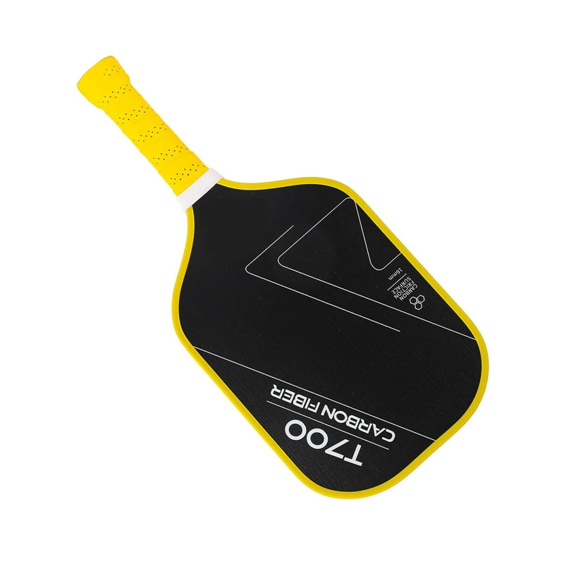 16 ملم ‌   ألياف الكربون Pickleball مجداف امتصاص الصدمات المضادة للانزلاق قبضة اختيار مضرب للعب البطولة اللوازم الرياضية