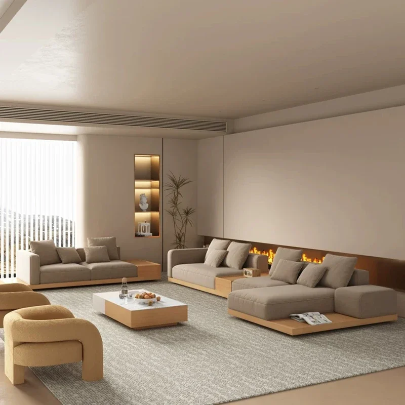 # Elegant Apartment Living Room Sofas Nordic Floor Lounge Accent Minimalist Modern Sofas Luxury Replica Muebles Trendy Furniture