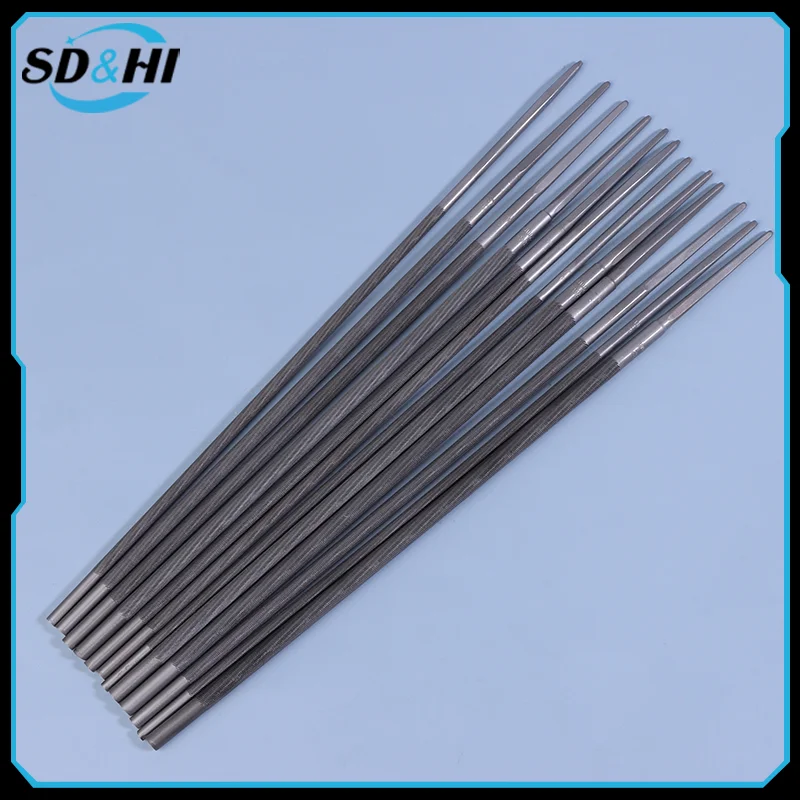 Round Chainsaw Files For Hand Manual Tools Filing Kit High Carbon Steel Woodworking Tools