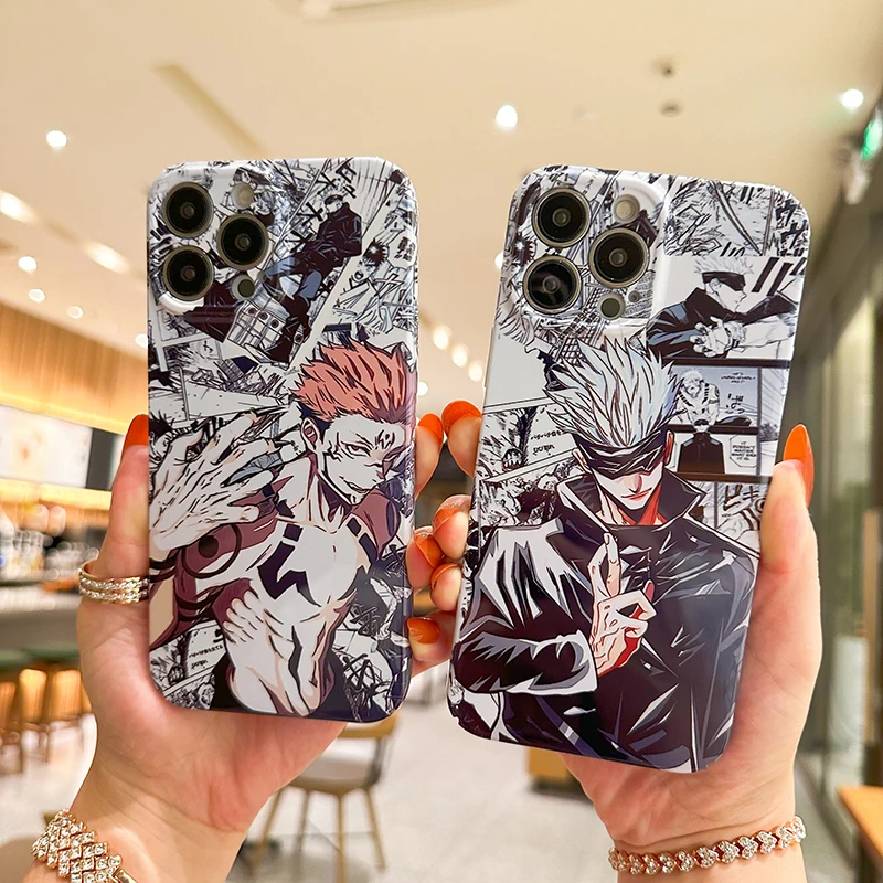 

Cool Japanese Anime Manga iPhone Case for iphone 15 14 13 12 11 Pro Max Mini 6 7 8 Plus Ｘ XS XR XSmax Back Cover Funda