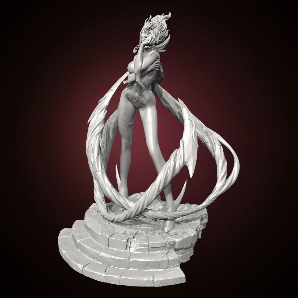 The height of man 38mm 50mm 75mm Resin Model Kit Female Assassin Self Assembles and Coloring  TD-7549/3D