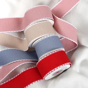 Koreanische Plaidseide -Band, Tweed -Stil, handgefertigter Lichtbogen, Blumenstraußpaket, handgefertigte Materialien, Kleidungszubehör, DIY 12 Hauptverkauf Tweed Tape - №2