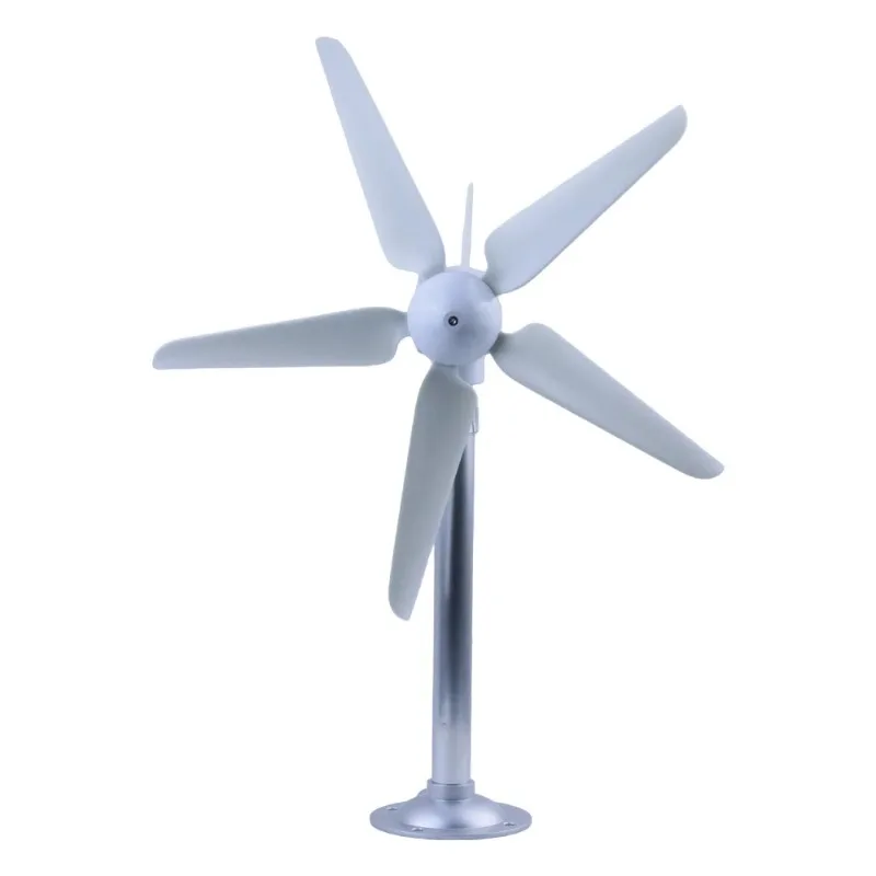 OvO Store 5-blade Micro Wind Turbine, Three-phase AC Permanent Magnet Motor, for DIY Science Education and Outdoor Charging